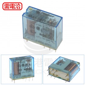 FINDER40.61S/40.61.7.024.4001 24VDC 8PIN 繼電器 <最低訂購量25PCS>