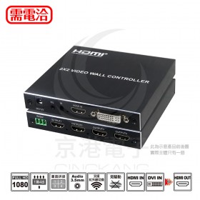 伽利略 HDMI 4K 30Hz 4進1出 影音分割器 HDS401B