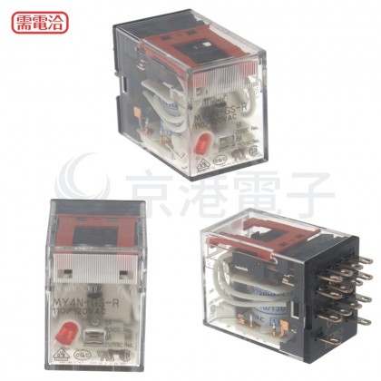 OMRON MY4N-GS-R 110/120VAC 14PIN 繼電器