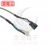 客製線材 SM2.5-4P 母座公插 對接 XH2.5-4P(卡扣式)母頭 線長80公分(黃白紅黑)
