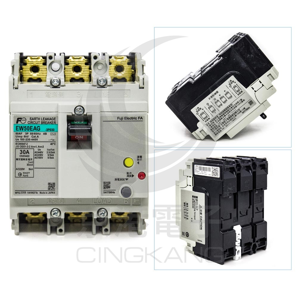 富士 EW50EAG 3P30A 5KA 漏電斷路器