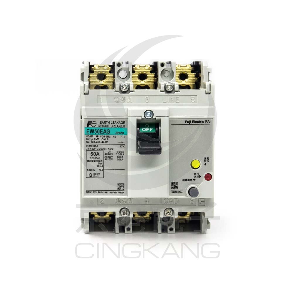 富士 EW50EAG 3P50A 漏電斷路器